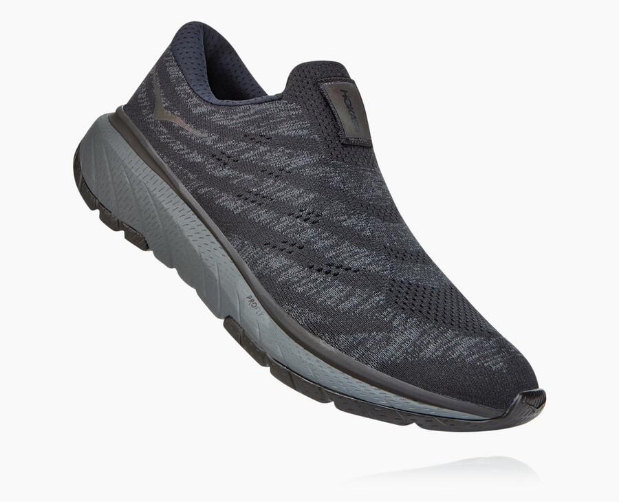 Hoka One One Cavu 3 Slip Löparskor Herr - Svarta - EMRZI-7963